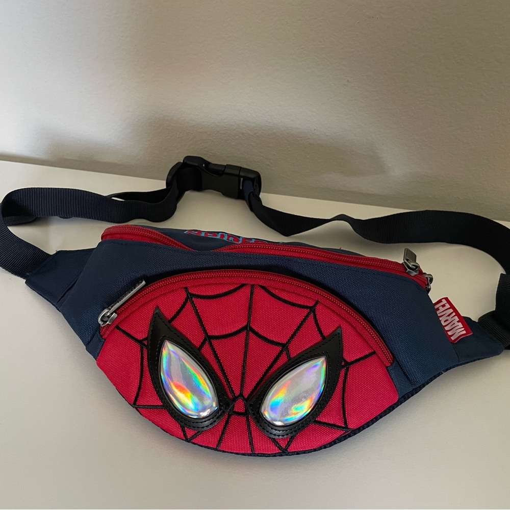 Spider-Man Marvel Fanny HipPack Embroidered Mesh Pockets